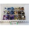 Image 1 : Container of Assorted Buttons (Purple & Brown & Blue)