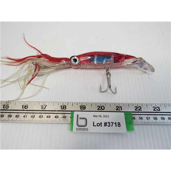 7' Clear Squid Fish Hook