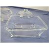 Image 2 : Pyrex Dish - (2) Glass Lids - Glass Container