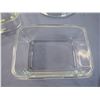 Image 3 : Pyrex Dish - (2) Glass Lids - Glass Container