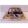 Image 1 : (3) Board Games (Cars Trouble, Topple (New), and 1979 The Mad Magazine Game)