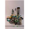 Image 1 : Lot of Assorted Hardware Supplies - Sand Paper, Tape