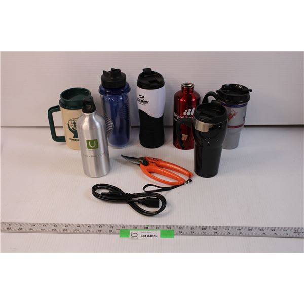 Lot of Thermoses and Misc. Items (Chipped Varnish)