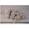 Image 1 : White Ceramic Tea Set