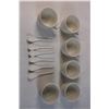 Image 2 : White Ceramic Tea Set