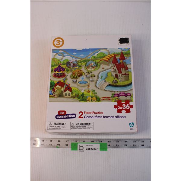 Kid Connection Two Floor Puzzles (Unopened)