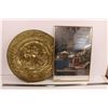 Image 1 : Copper Wall Decoration (22 1/2 Diameter) + Mirror (16 x 24)