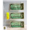 CANADIAN 1967 CENTENNIAL $1 BILLS- CONSECUTIVE #'S