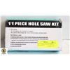 Image 1 : NEW - 11 PIECE WOODWORKING HOLESAW KIT