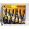 Image 1 : NEW - 4 PIECE SET OF SNAP RING PLIERS