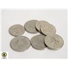 $5.00 FACE VALUE LOT VARIOUS CANADA NICKEL $1