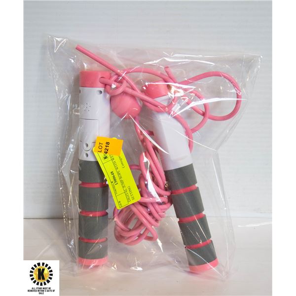 DIGITAL JUMP ROPE WITH WEIGHT SETTING