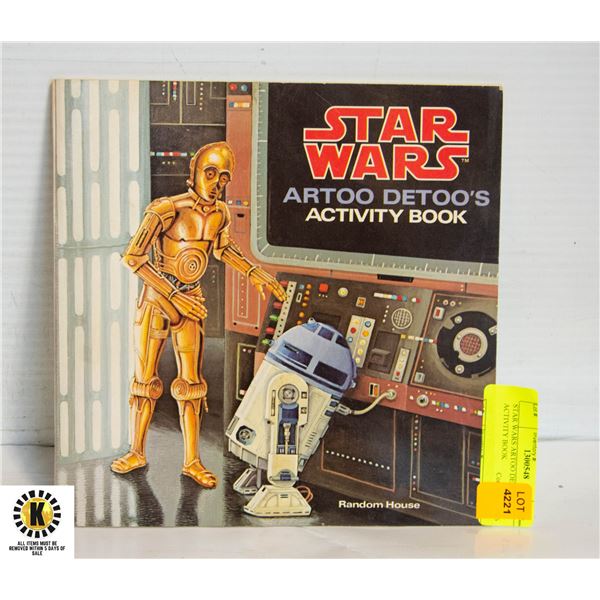 STAR WARS ARTOO DETOO ACTIVITY BOOK