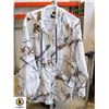 Image 1 : L/XL TRUE TIMBER WHITE CAMO COAT WITH BACKLAVA