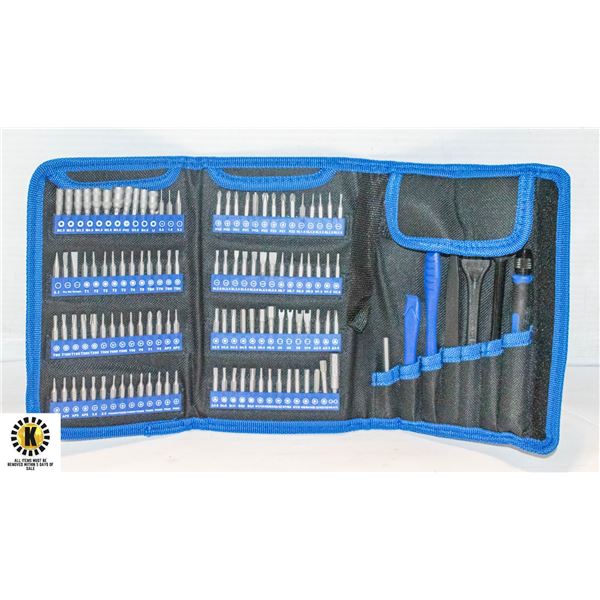 NEW - 126 PIECE PRECISION SCREWDRIVER SET