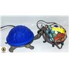 Image 1 : STAIN GLASS LADYBUG LAMP-ESTATE