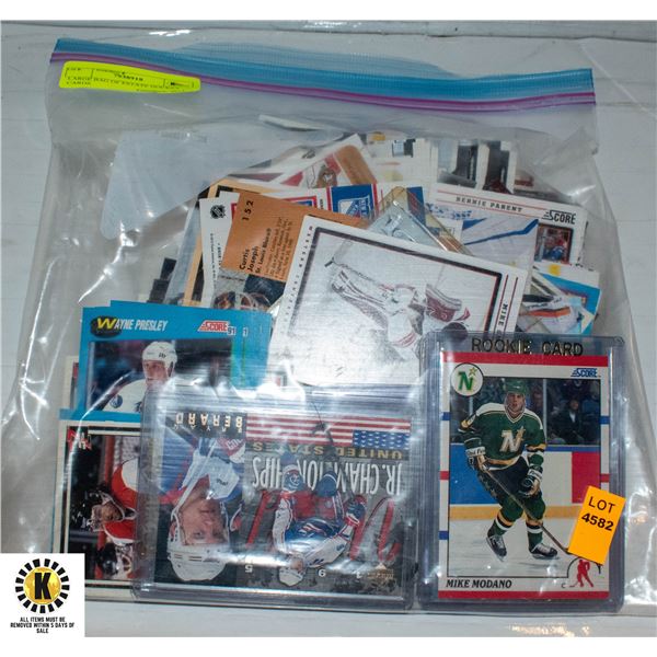 LARGE BAG OF ESTATE HOCKEY CARDS