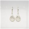 Image 2 : NEW CLEAR QUARTZ LEVER-BACK EARRINGS