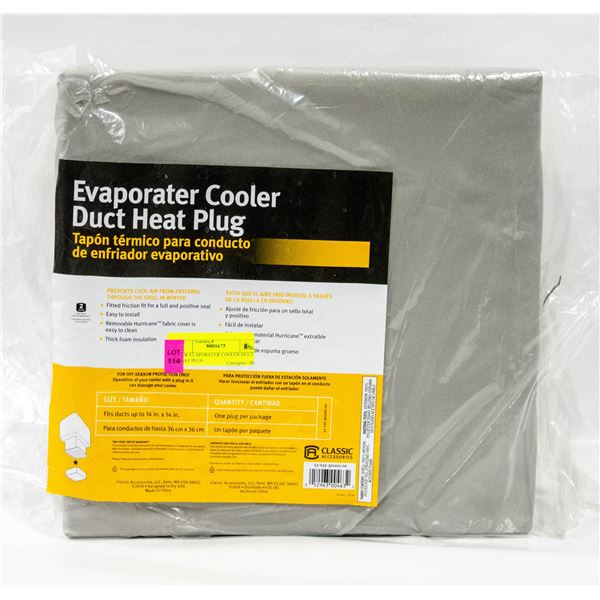 NEW EVAPORATER COOLER DUCT HEAT PLUG