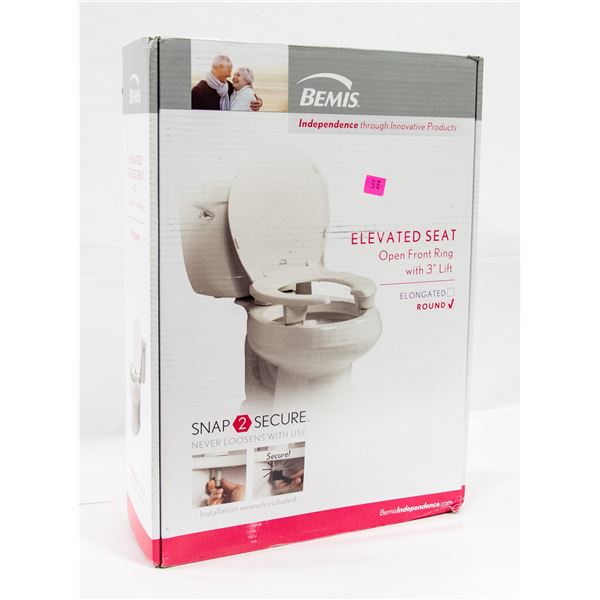 BEMIS ELEVATED TOILET SEAT