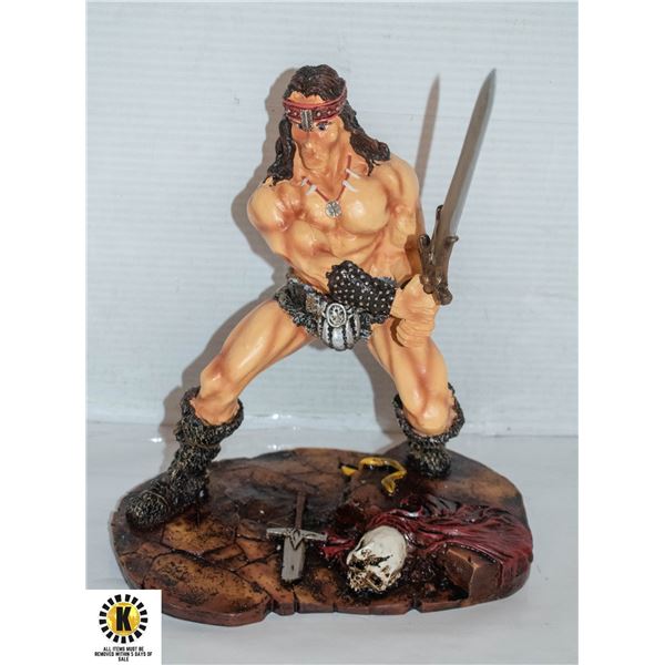 COLLECTICBLE LARGE CONAN STATUE IN BOX