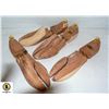 Image 1 : SET OF 2 PREMIUM DOUBLE BARREL CEDAR SHOE
