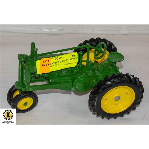 VINTAGE JOHN DEERE 1934 MODEL A TRACTOR TOY