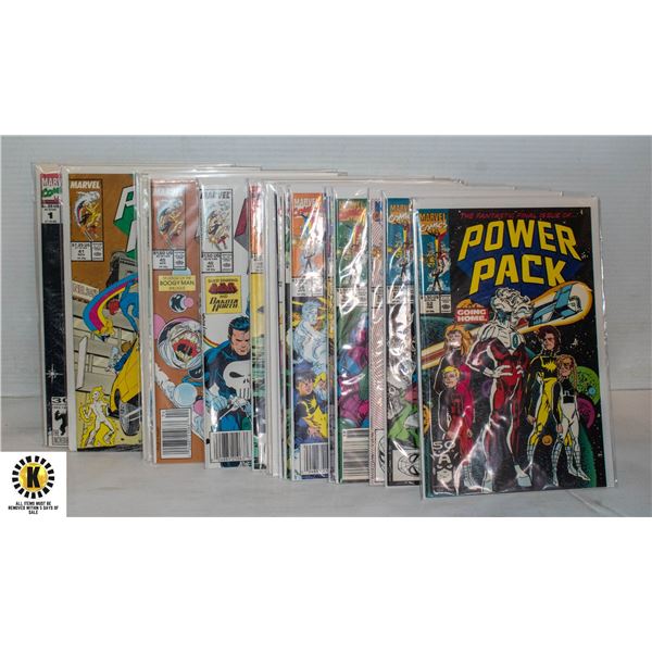 MARVEL POWER PACK #41-62 COMIC LOT, PLUS SPECIAL