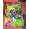 Image 1 : LARGE BOX FULL OF NEW PARTY ITEMS - TOYS,