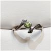 Image 1 : S47-140 SILVER PERIDOT RING