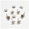 Image 1 : S259-36 SILVER SET OF THREE EARRINGS