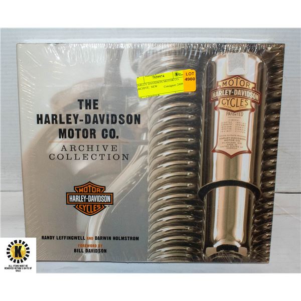 HARLEY DAVIDSON MOTOR CO. ARCHIVE.  NEW