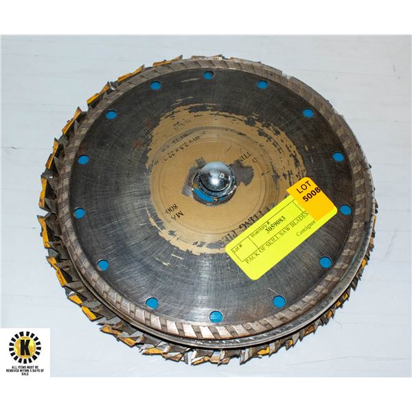 PACK OF SKILL SAW BLADES