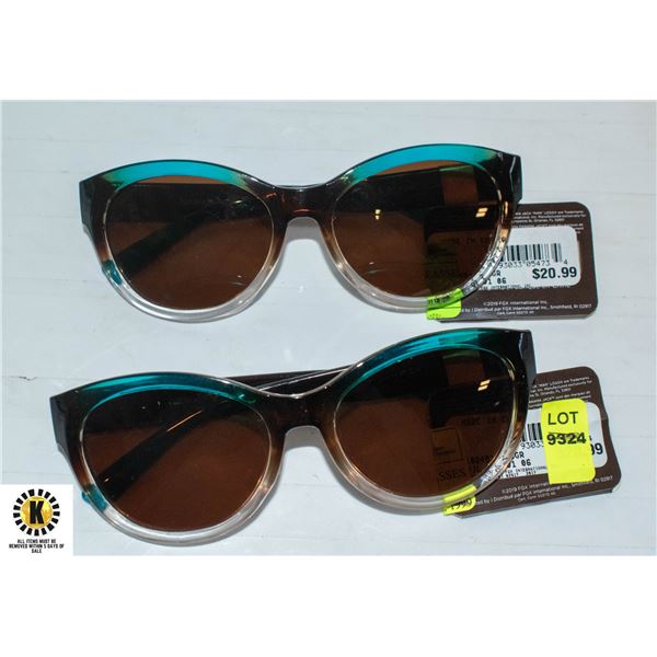 2 LADIES PANAMA JACK SUNGLASSES WITH TAGS