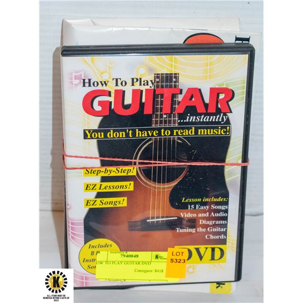 HOW TO PLAY GUITAR DVD