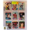 LOT OF 9 O- PEE -CHEE HOCKEY CARDS