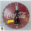 Image 1 : COCA-COLA WALL CLOCK 13.5" DIAMETER