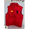 Image 1 : RALPH LAUREN MENS SIZE SMALL RED VEST