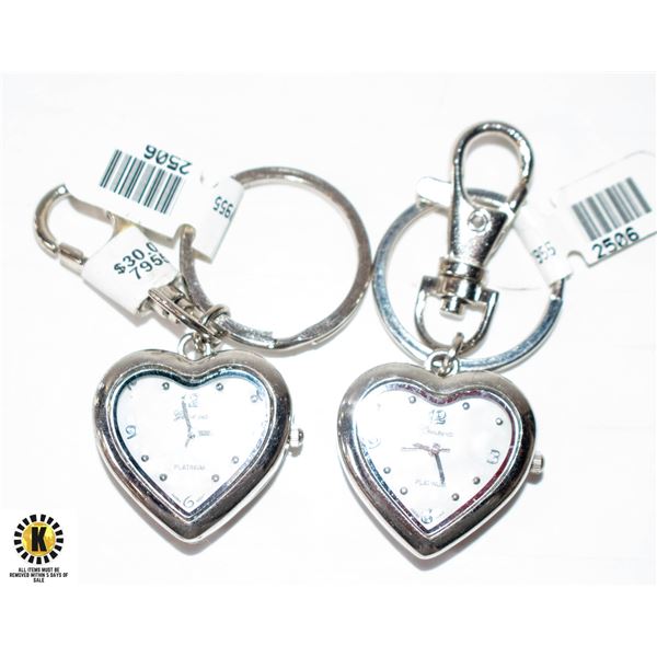 2 GENEVA OLD STOCK NEW HEART KEY