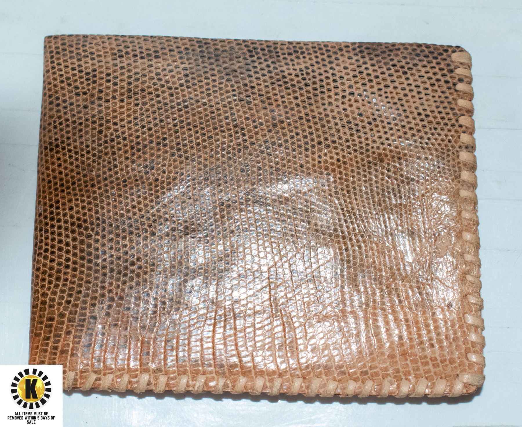 MENS GENUINE SNAKE SKIN WALLET