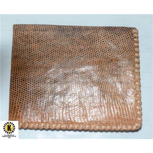MENS GENUINE SNAKE SKIN WALLET