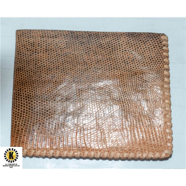 MENS GENUINE SNAKE SKIN WALLET