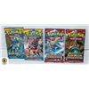 Image 1 : 4 NEW POKEMON PACKS EACH PACK HAS