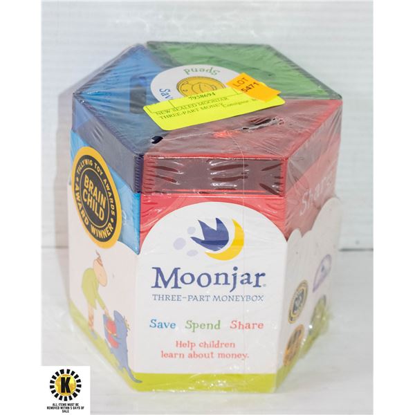 NEW SEALED MOONJAR THREE-PART MONEY