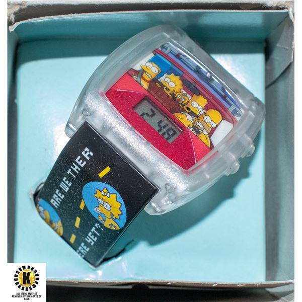 SIMPSONS COLLECTIBLE WATCH IN BOX