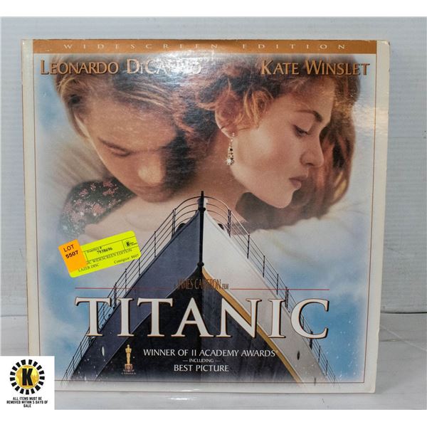 TITANIC WIDESCREEN EDITION LAZER DISC