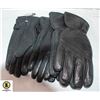 Image 1 : 3 NEW PAIRS OF GENUINE LEATHER GLOVES