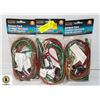 Image 1 : 3 PACKS OF 6 BUNGEE CORD TIE DOWNS