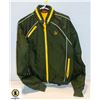 MENS GREEN AND GOLD PUMA JACKET (L)