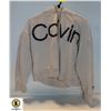 LADIES CALVIN KLEIN HOODIE (L)